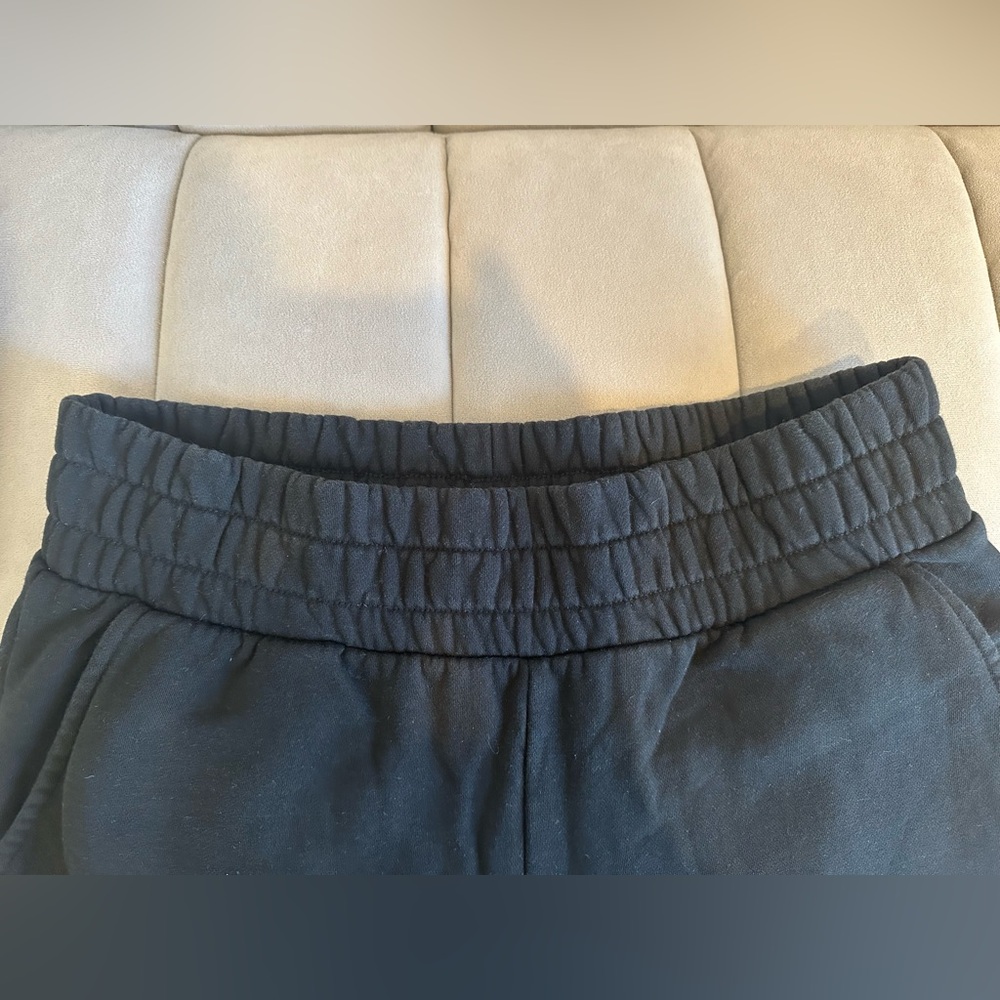 Popflex Cloud Rollover Sweatpant - Black - Picture 7 of 11